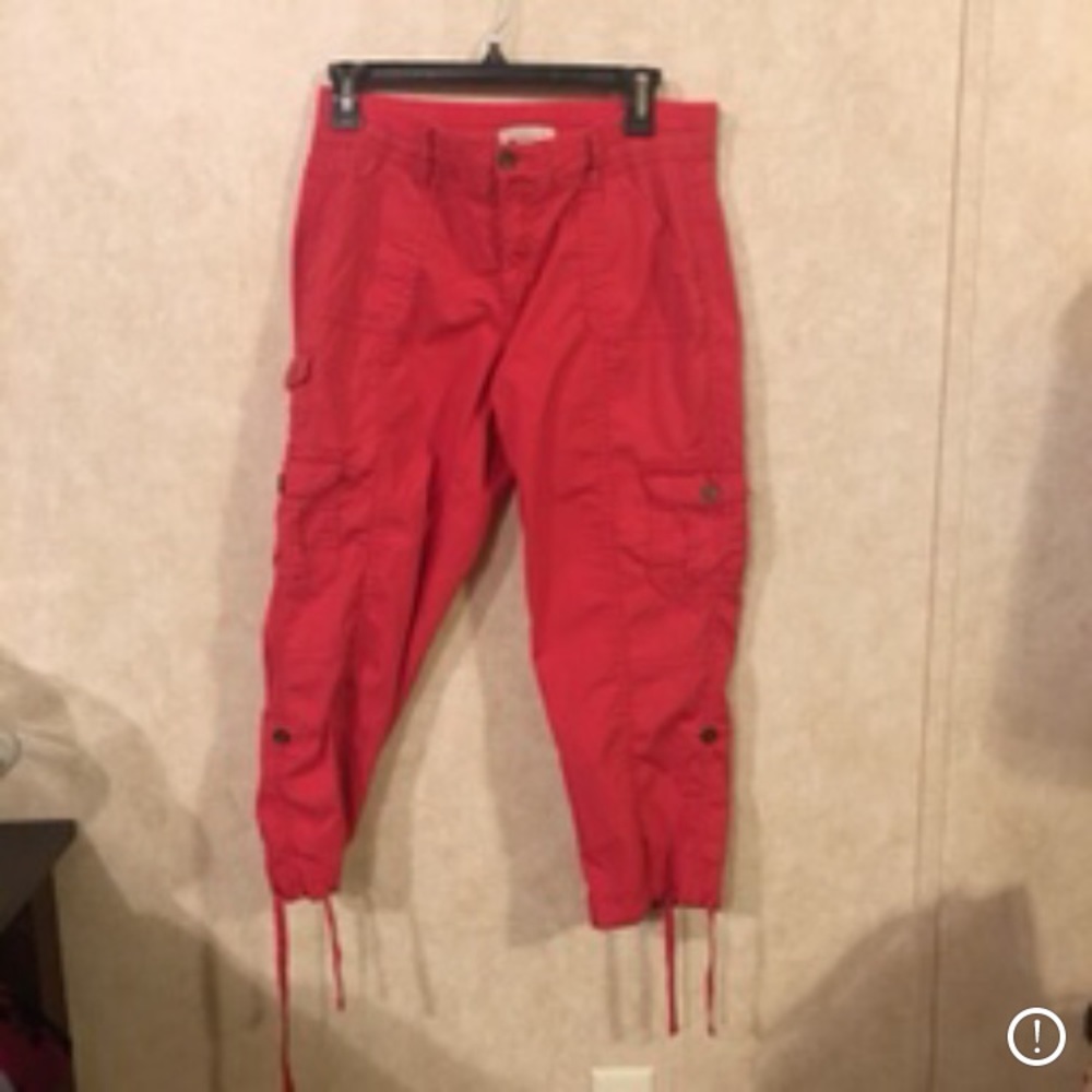 Red Cargo Pants